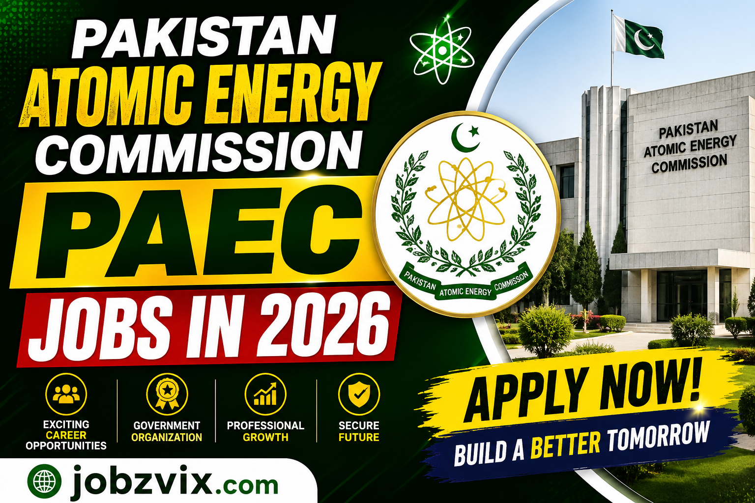 Pakistan Atomic Energy Commission PAEC Jobs in 2026
