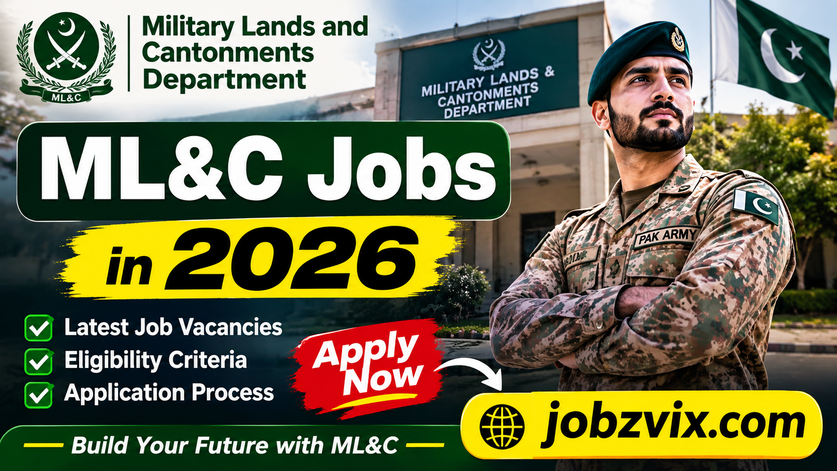 Military Lands and Cantonments Department ML&C Jobs in 2026