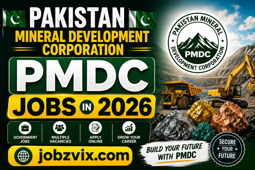 Pakistan Mineral Development Corporation PMDC Jobs in 2026