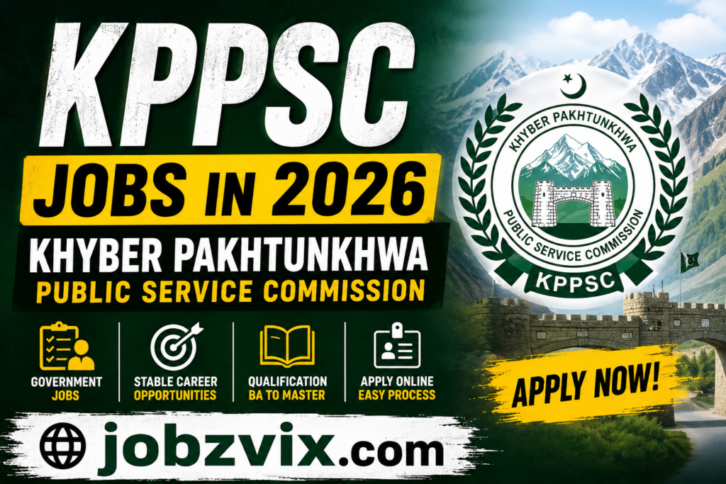 Khyber Pakhtunkhwa Public Service Commission KPPSC Jobs in 2026