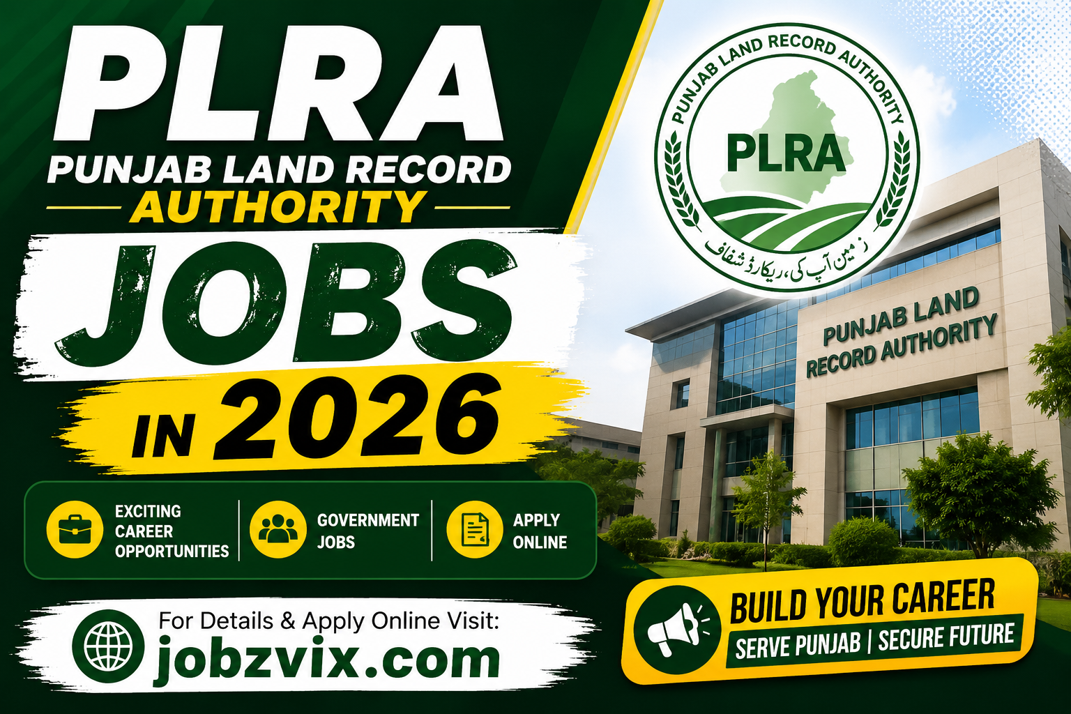 Punjab Land Record Authority PLRA Jobs in 2026
