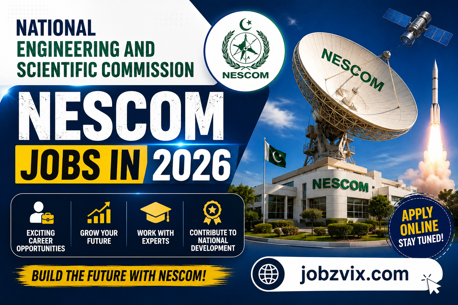 National Engineering and Scientific Commission NESCOM Jobs in 2026