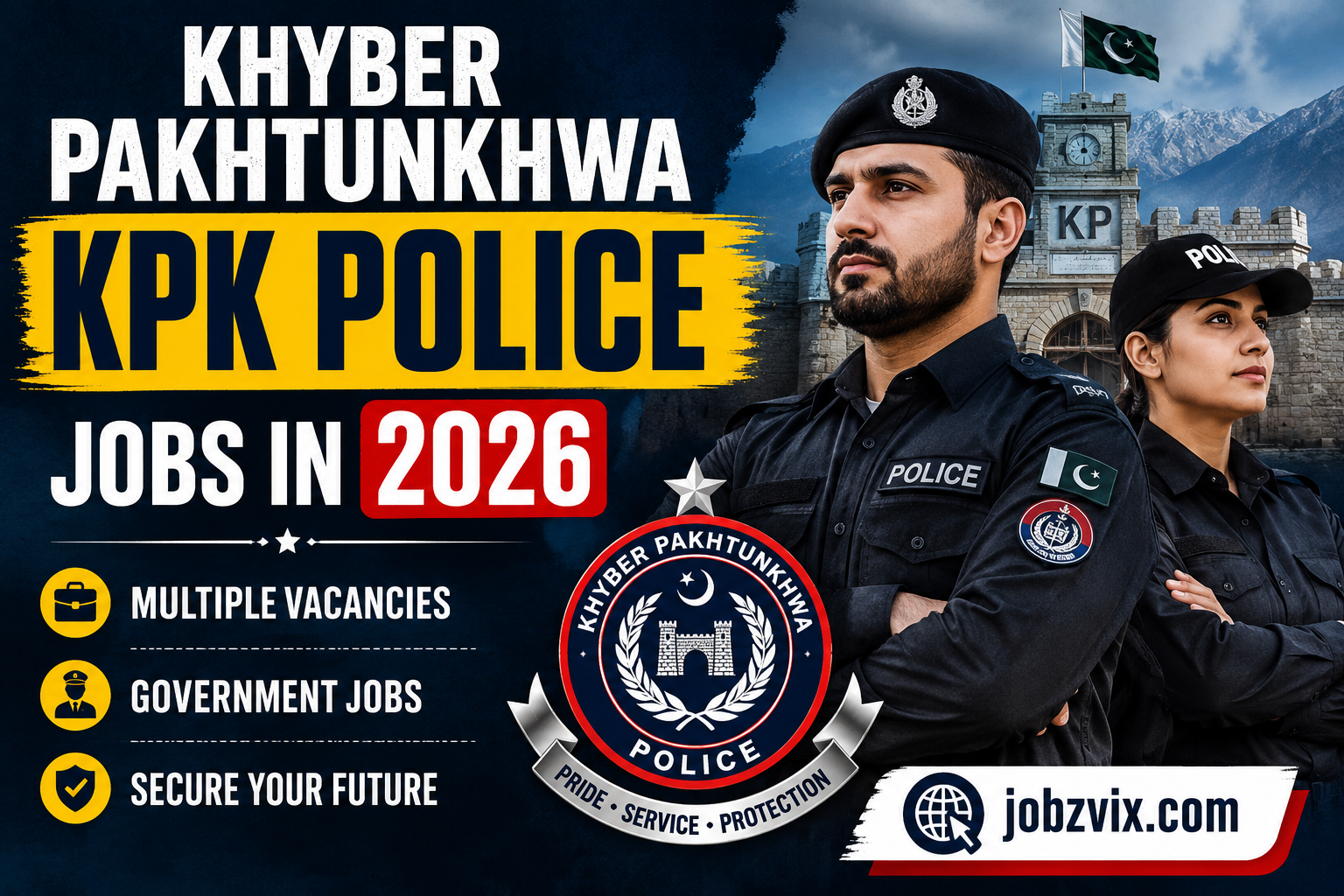 Khyber Pakhtunkhwa KPK Police Jobs in 2026