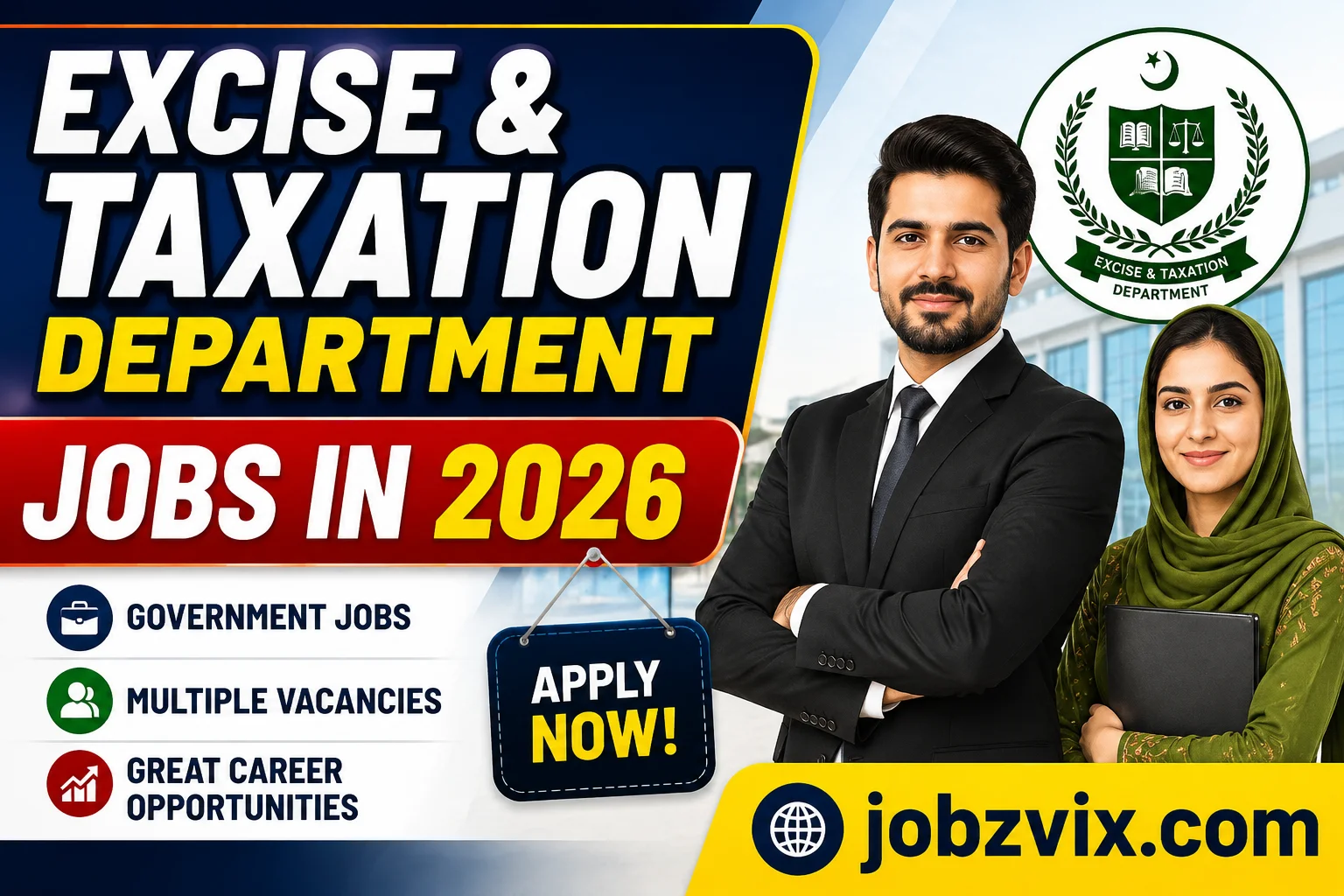Excise and Taxation Department Jobs in 2026