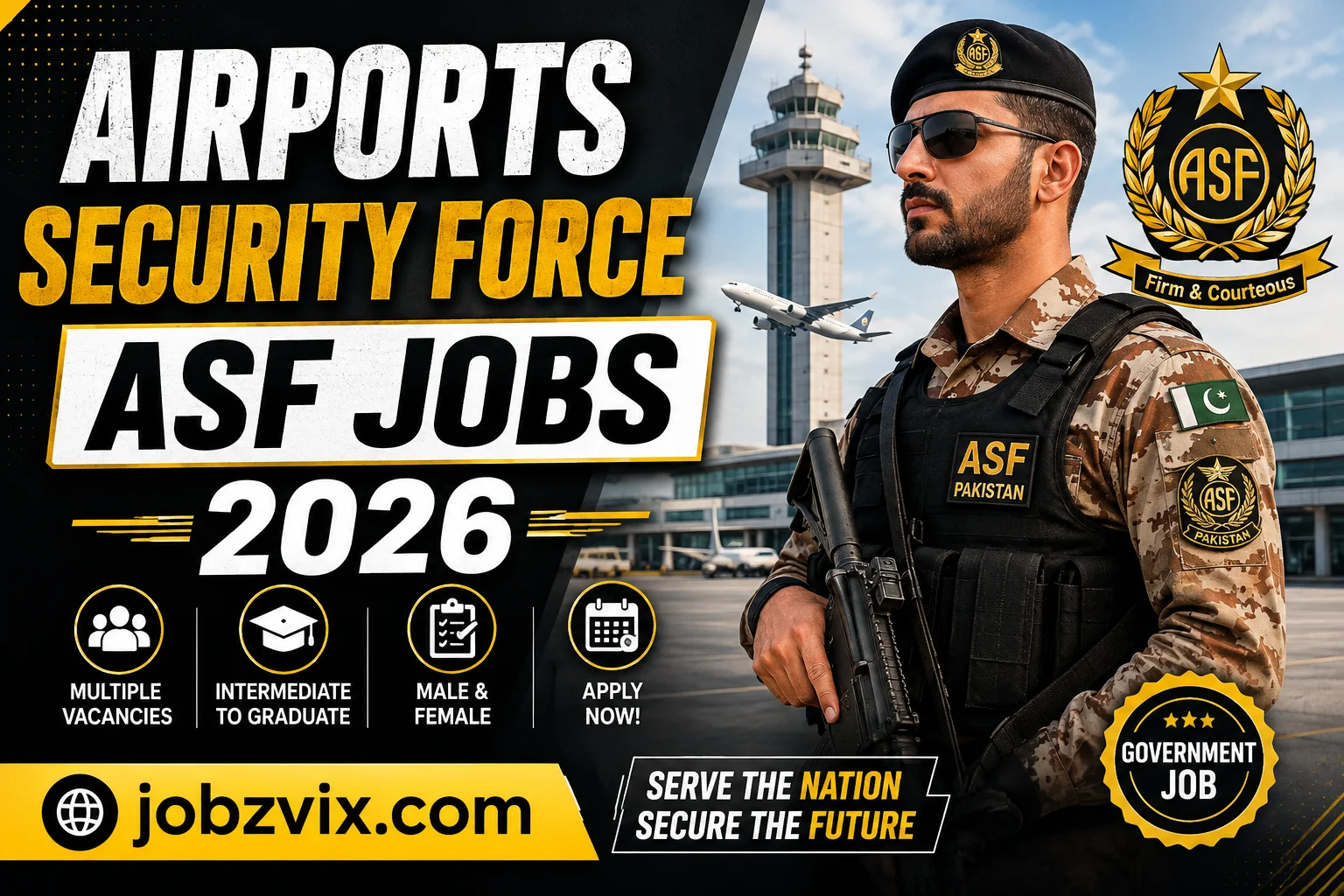 Airports Security Force ASF Jobs in 2026