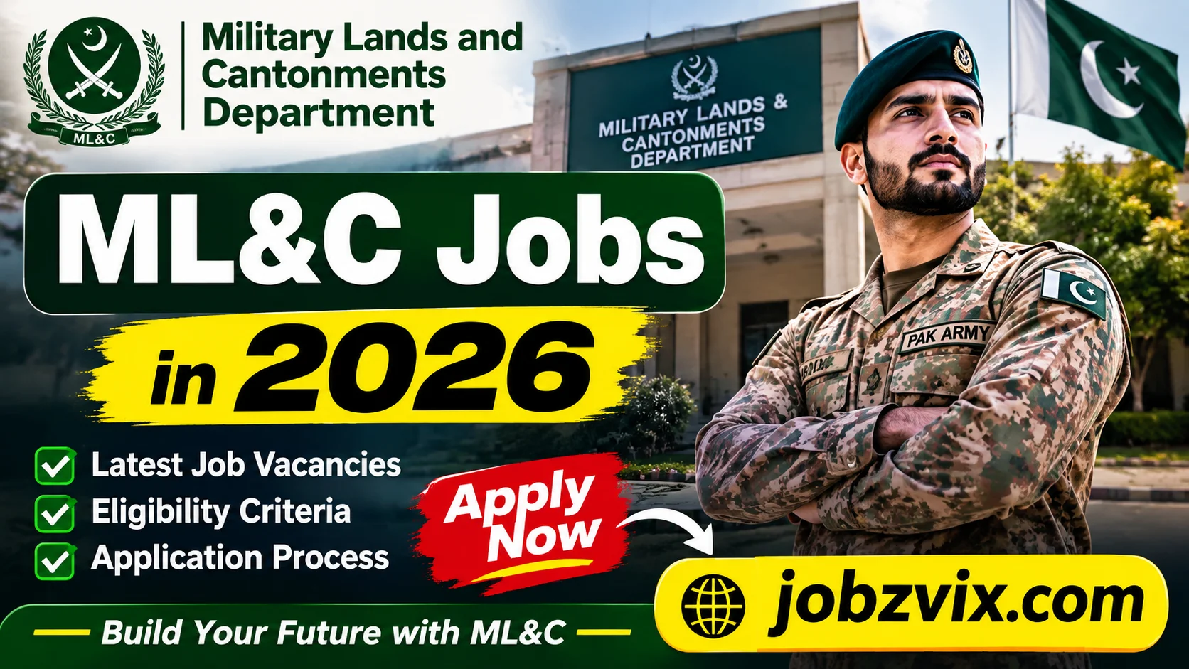 Military Lands and Cantonments Department ML&C Jobs in 2026