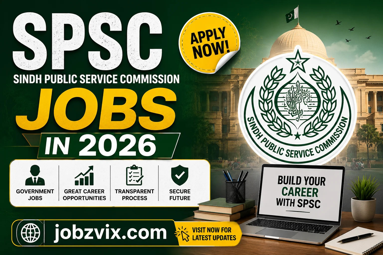 Sindh Public Service Commission SPSC Jobs in 2026