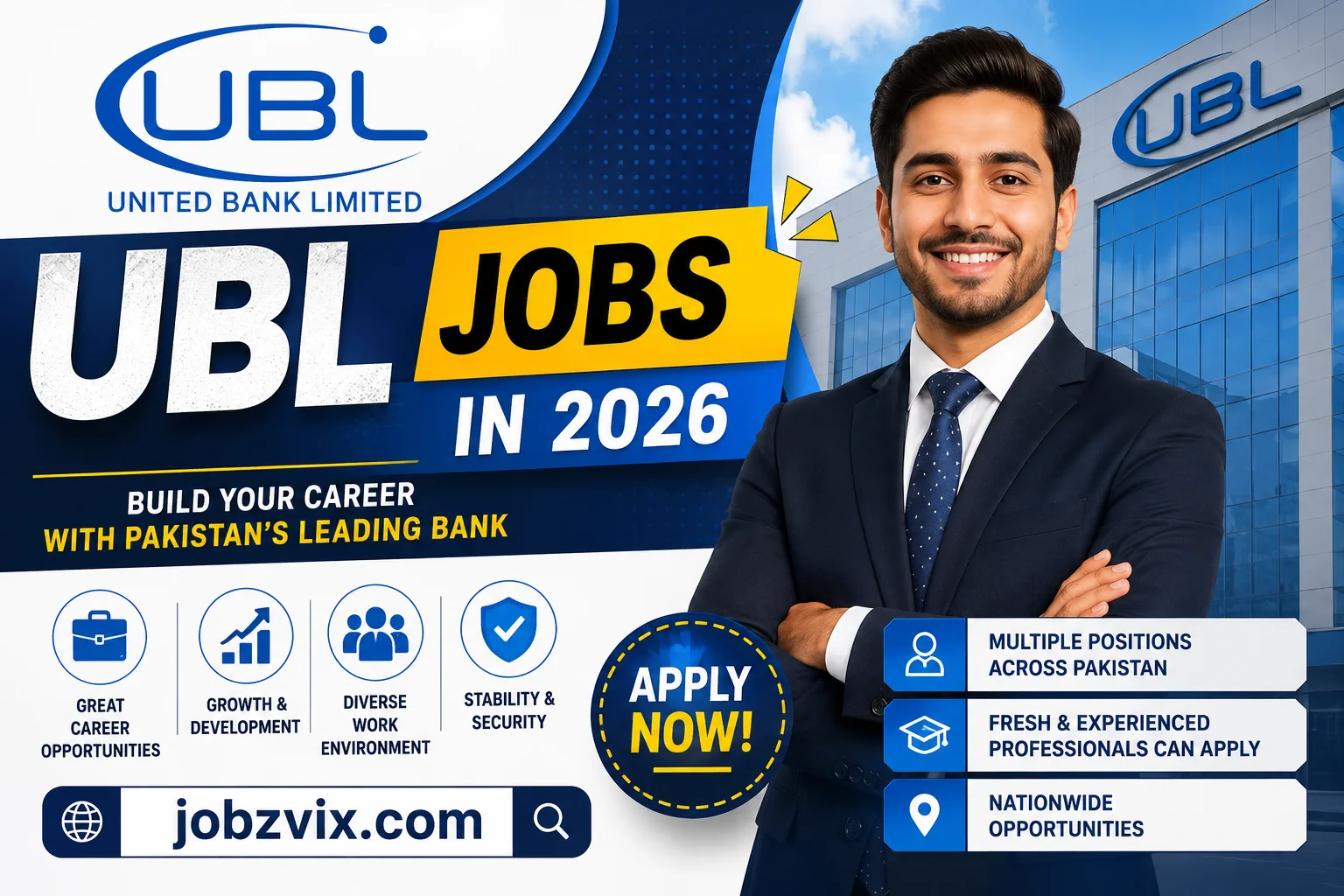 United Bank Limited UBL Jobs in 2026