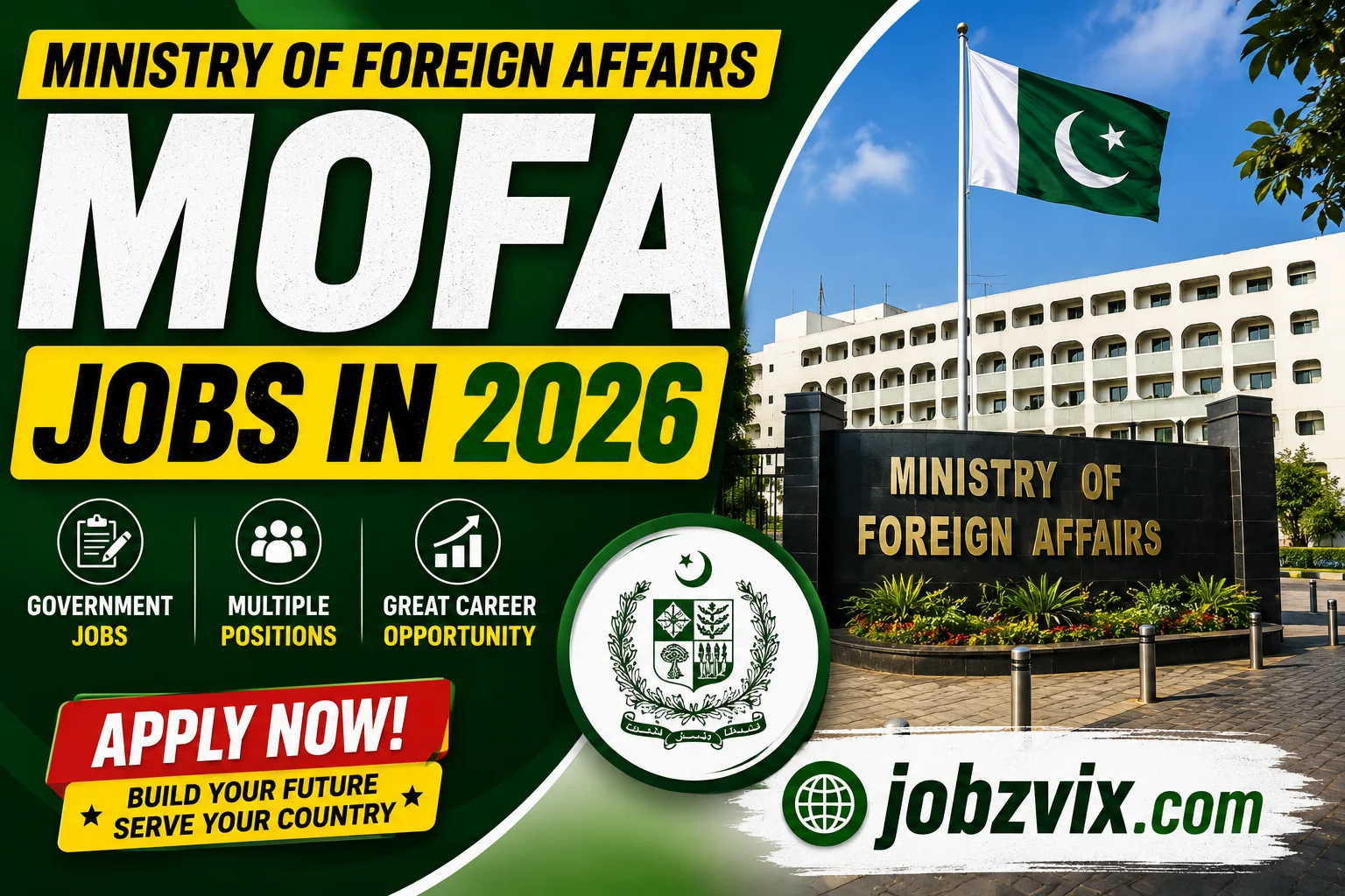 Ministry Of Foreign Affairs MOFA Jobs in 2026
