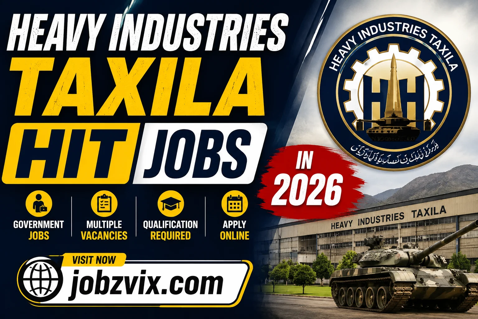 Heavy Industries Taxila HIT Jobs in 2026