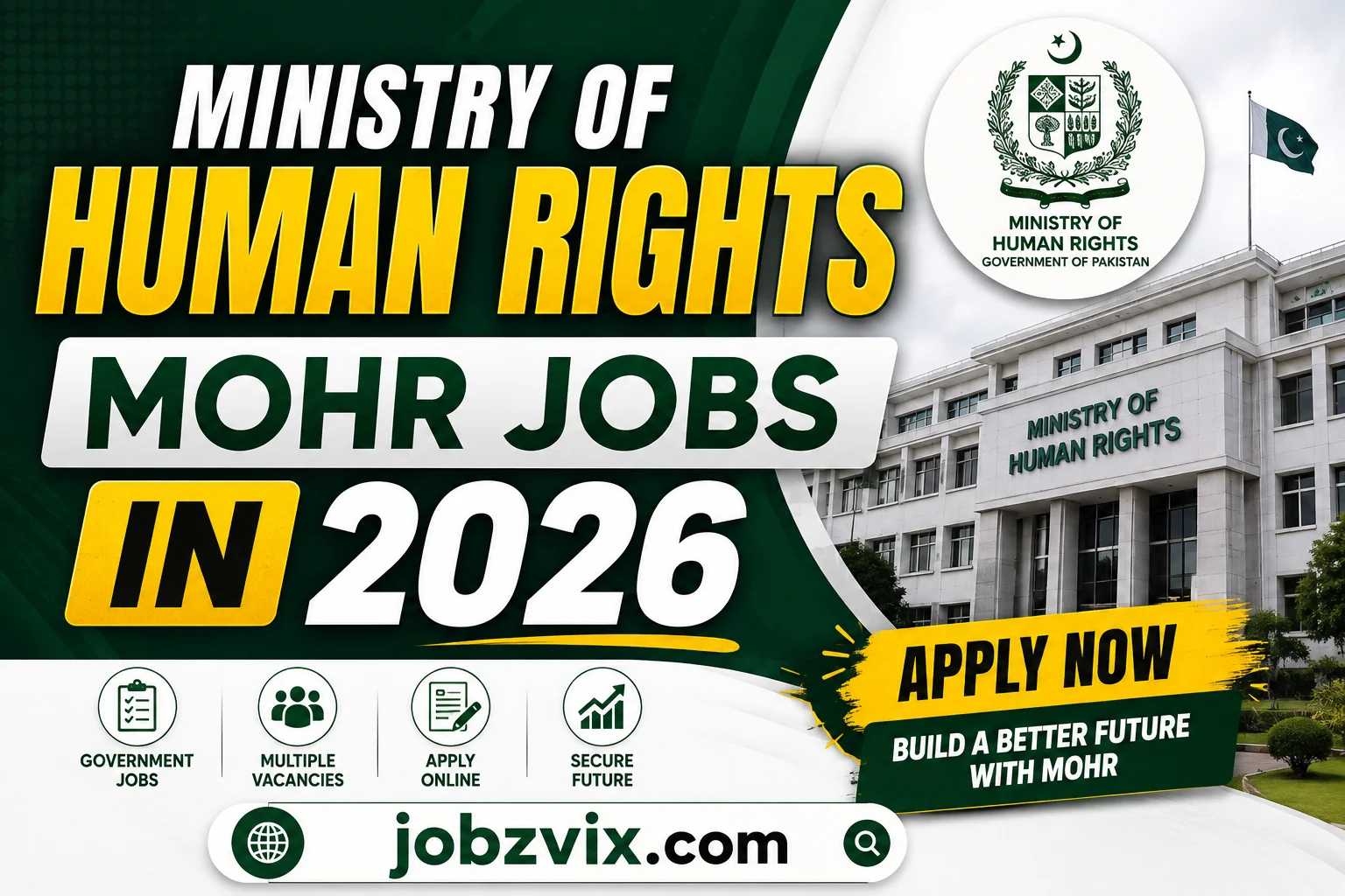 Ministry Of Human Rights MOHR Jobs in 2026