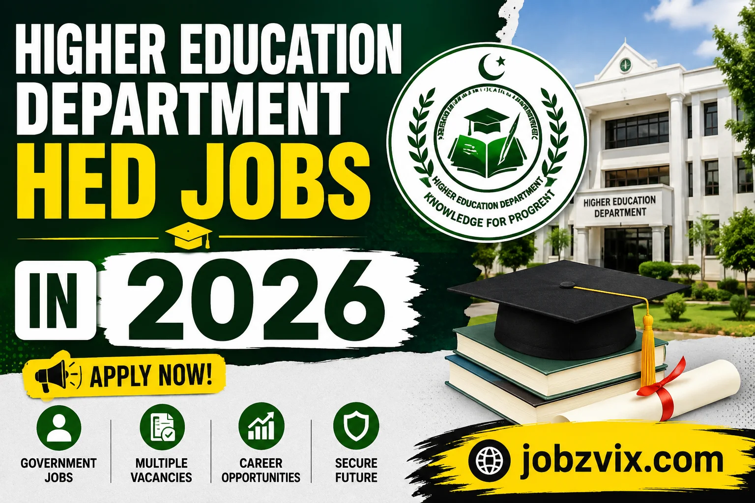 Higher Education Department HED Jobs in 2026