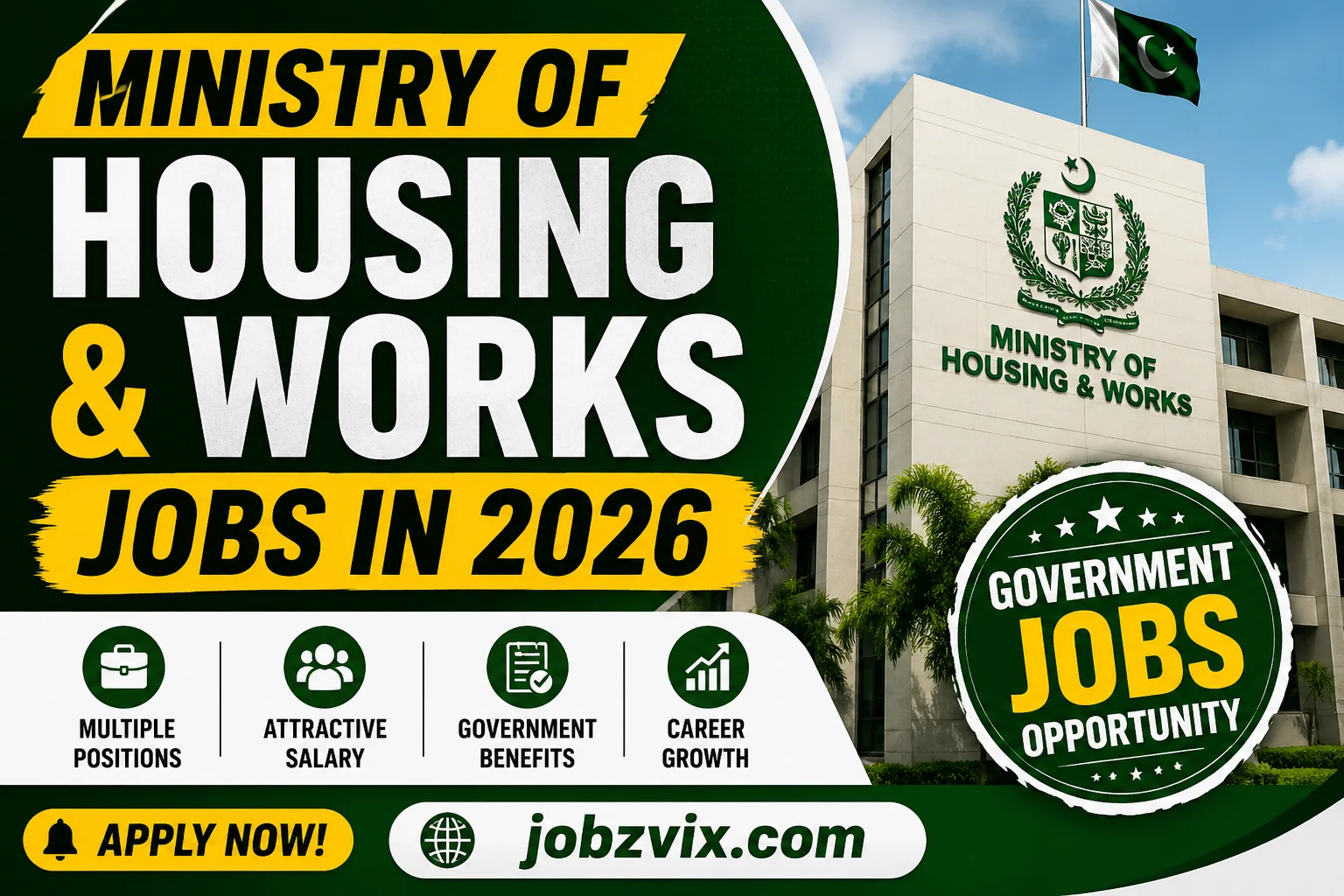 Ministry of Housing & Works Jobs in 2026