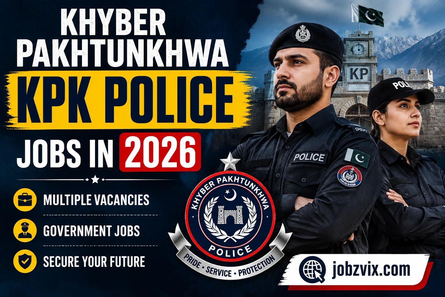 Khyber Pakhtunkhwa KPK Police Jobs in 2026