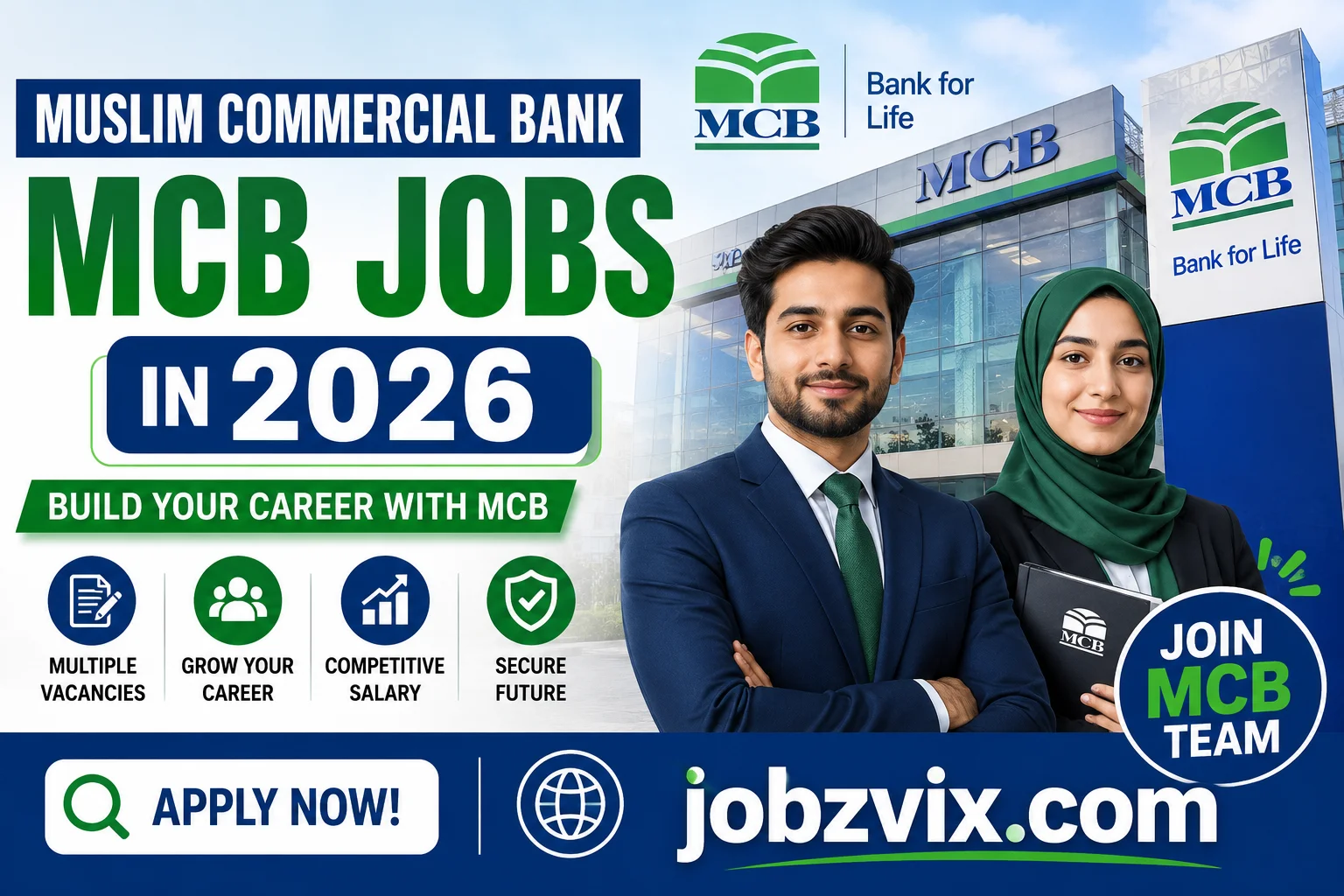 Muslim Commercial Bank MCB Jobs in 2026